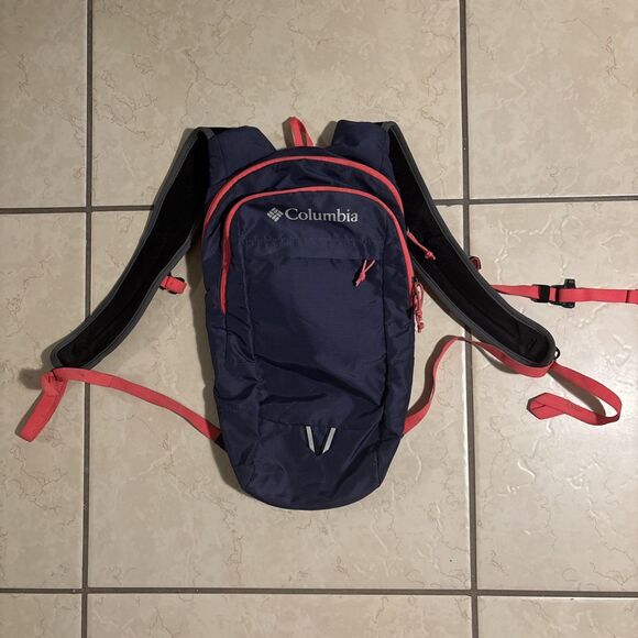 Columbia Backpack Hiking Hydration Pack Water Blue Pink and Black XU0149-466 - Picture 1 of 15